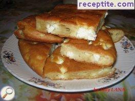 Banitsi with feta cheese and cheese