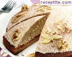 Walnut layered cake Dome Walnut layered cake Dome