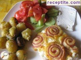 Steaks with cheese roll Steaks with cheese roll
