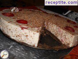 Layered cake Stracciatella Layered cake Stracciatella