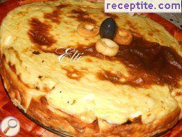 Fluffy dressing moussaka