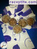 Cocoa balls with walnuts