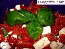 Appetizer pepper with cheese Appetizer pepper with cheese