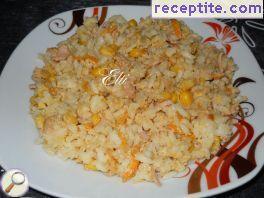 Rice with sausage (Chao Fan)