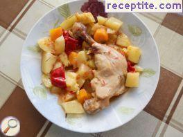 Stew Chicken Greek