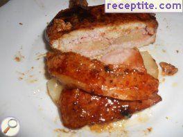 Stuffed pork chop