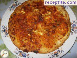 Parlenka with feta cheese and cheese