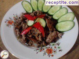 Chicken livers in halogen oven Chicken livers in halogen oven