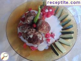 Roulades of minced meat Roulades of minced meat