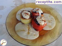 Stuffed peppers in a halogen oven