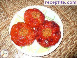 Stuffed bell peppers with rice and raisins Stuffed bell peppers with rice and raisins