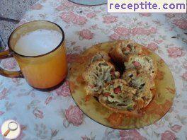 Savory sponge cake in a halogen oven