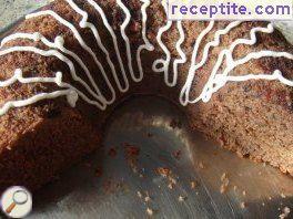 Wine-chocolate sponge cake