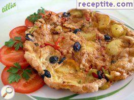 Omelet vegetables