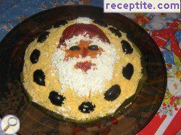 Salted layered cake with tuna Salted layered cake with tuna