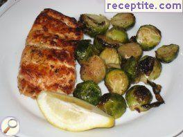 Roasted salmon with rosemary