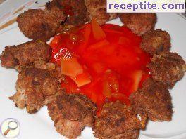 Meat balls in sour-sweet sauce