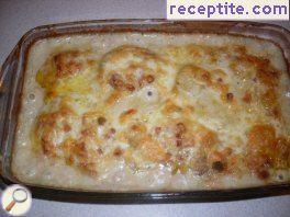 Potatoes with Bechamel Potatoes with Bechamel