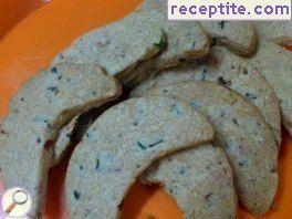 Biscuit cookies with candied fruit