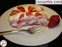 Strawberry tiramisu without alcohol