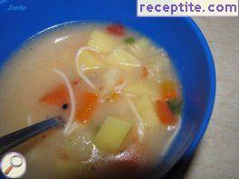 Soup pangasius fillet Soup pangasius fillet