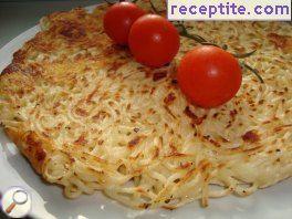 Tortilla of spaghetti Tortilla of spaghetti