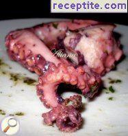 Marinated octopus