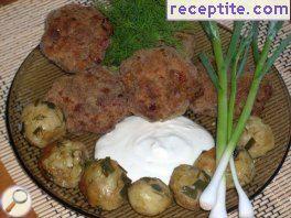 Meatballs with eggplant