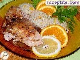 Chicken with citrus and garlic