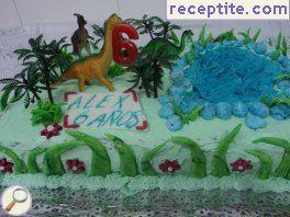Layered cake * Dinosaurs *