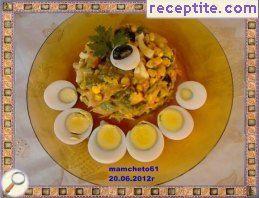Appetizer with green beans Appetizer with green beans