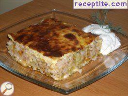 Moussaka with zucchini