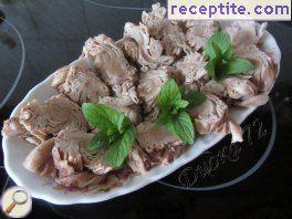 Lamb chitterlings in the oven - I type