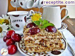 Layered cake muesli of sladka hapka Layered cake muesli of sladka hapka