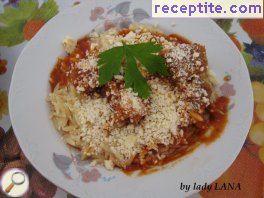 Beef cooked in tomato sauce Beef cooked in tomato sauce
