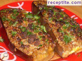 Boats eggplant or zucchini Boats eggplant or zucchini