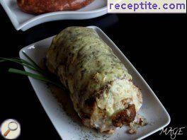 Pork LOIN with yellow cheese