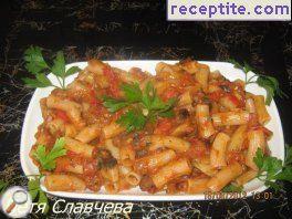 Macaroni with zelenchuchi