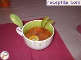 Soup with peas