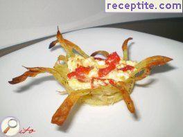 Potato nests Potato nests