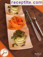 Zharnati zucchini with mozzarella Zharnati zucchini with mozzarella