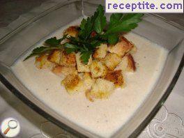 Cream of cauliflower soup - II type