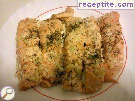 Salmon in foil Salmon in foil