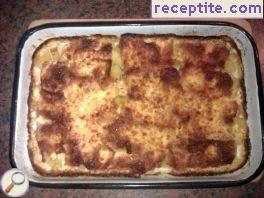 Potato fantasy with feta cheese and sausage Potato fantasy with feta cheese and sausage
