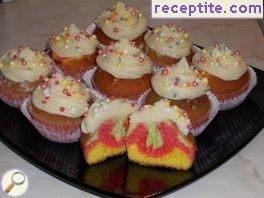 Colorful muffins Colorful muffins