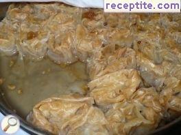 Baklava with hazelnuts