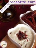 Milky pate with dried tomatoes