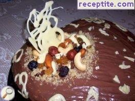 Carnival chocolate layered cake Carnival chocolate layered cake