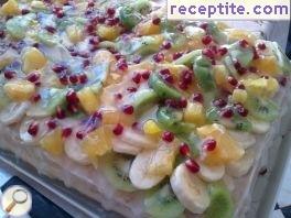 Tart with vanilla cream Tart with vanilla cream
