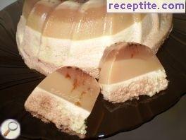 Jelly layered cake Charlotte